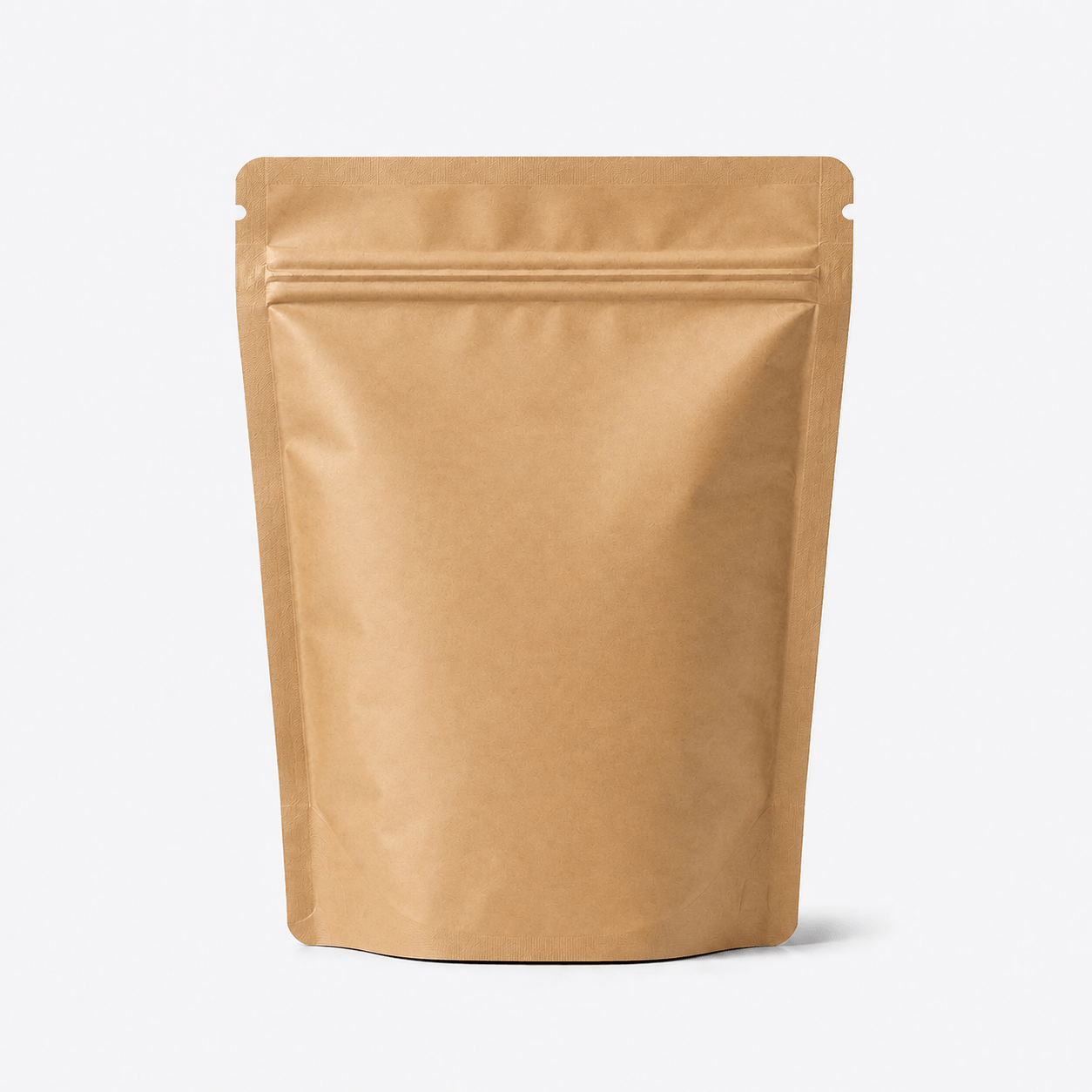 Kraft-Look Recyclable Stand-Up Pouches — Regular Size stock pouch product photo in Kraft Look