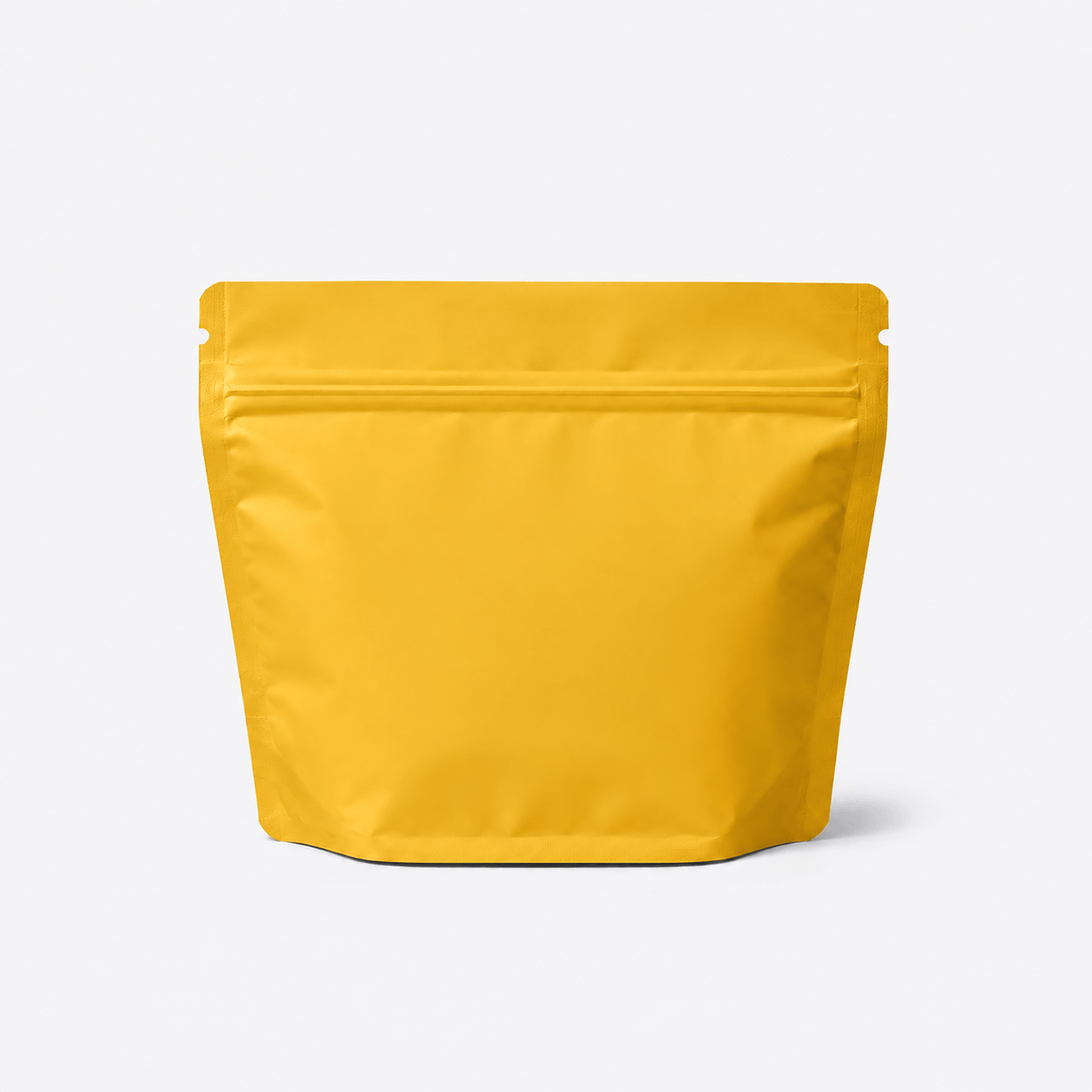 Wide Stand-Up Pouches stock pouch product photo in Sunflower Yellow