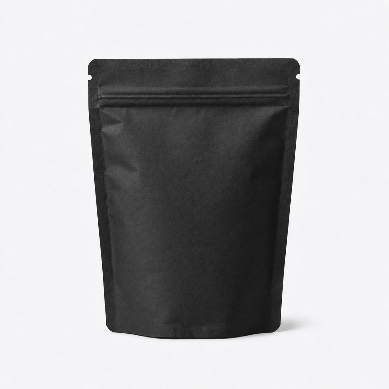 Ultra Barrier Kraft Stand-Up Pouches stock pouch product photo in Black Paper