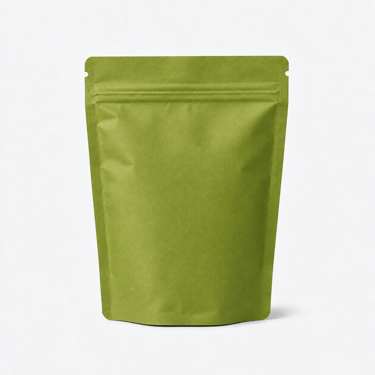 Ultra Barrier Kraft Stand-Up Pouches stock pouch product photo in Green Paper