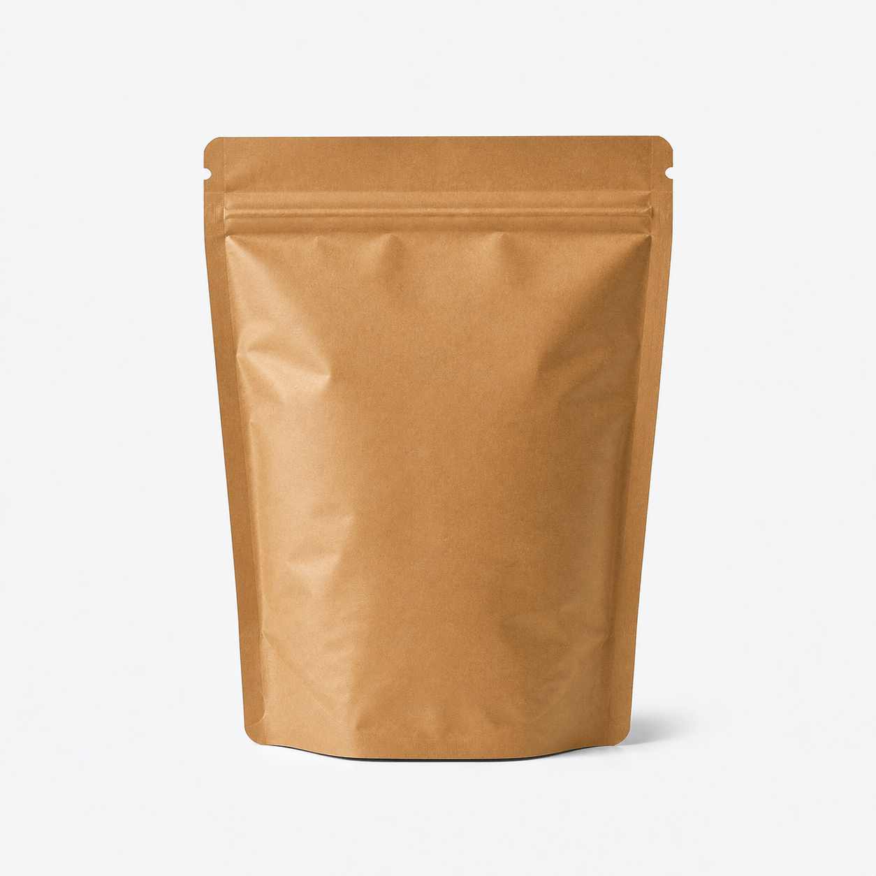 Compostable Pouches stock pouch product photo in Natural Brown
