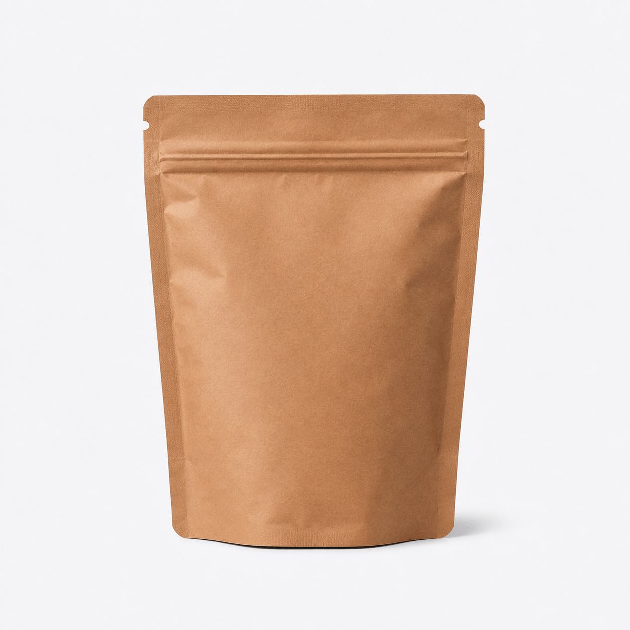 Ultra Barrier Kraft Stand-Up Pouches stock pouch product photo in Brown Paper
